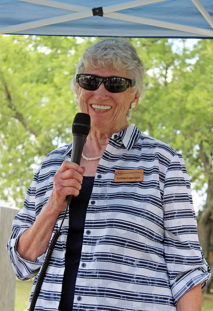 Lolisa Laenger, one of the founding members of MHS hosted the ceremony.