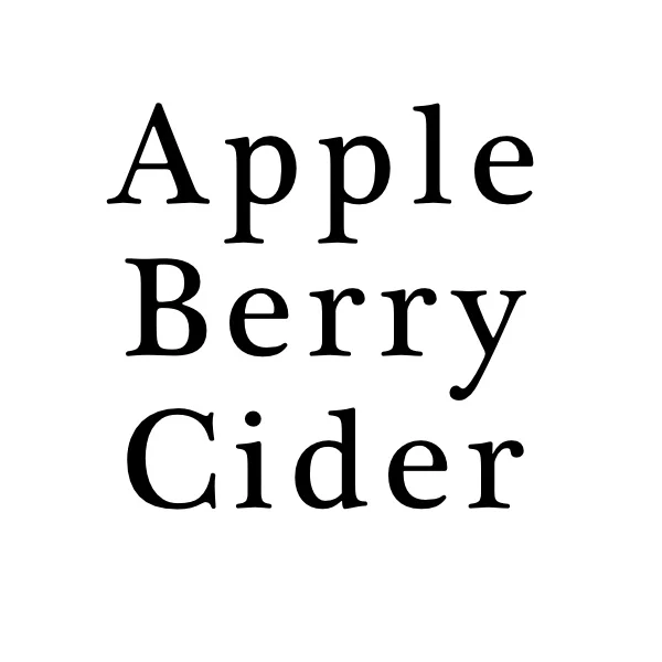 Apple Berry Cider