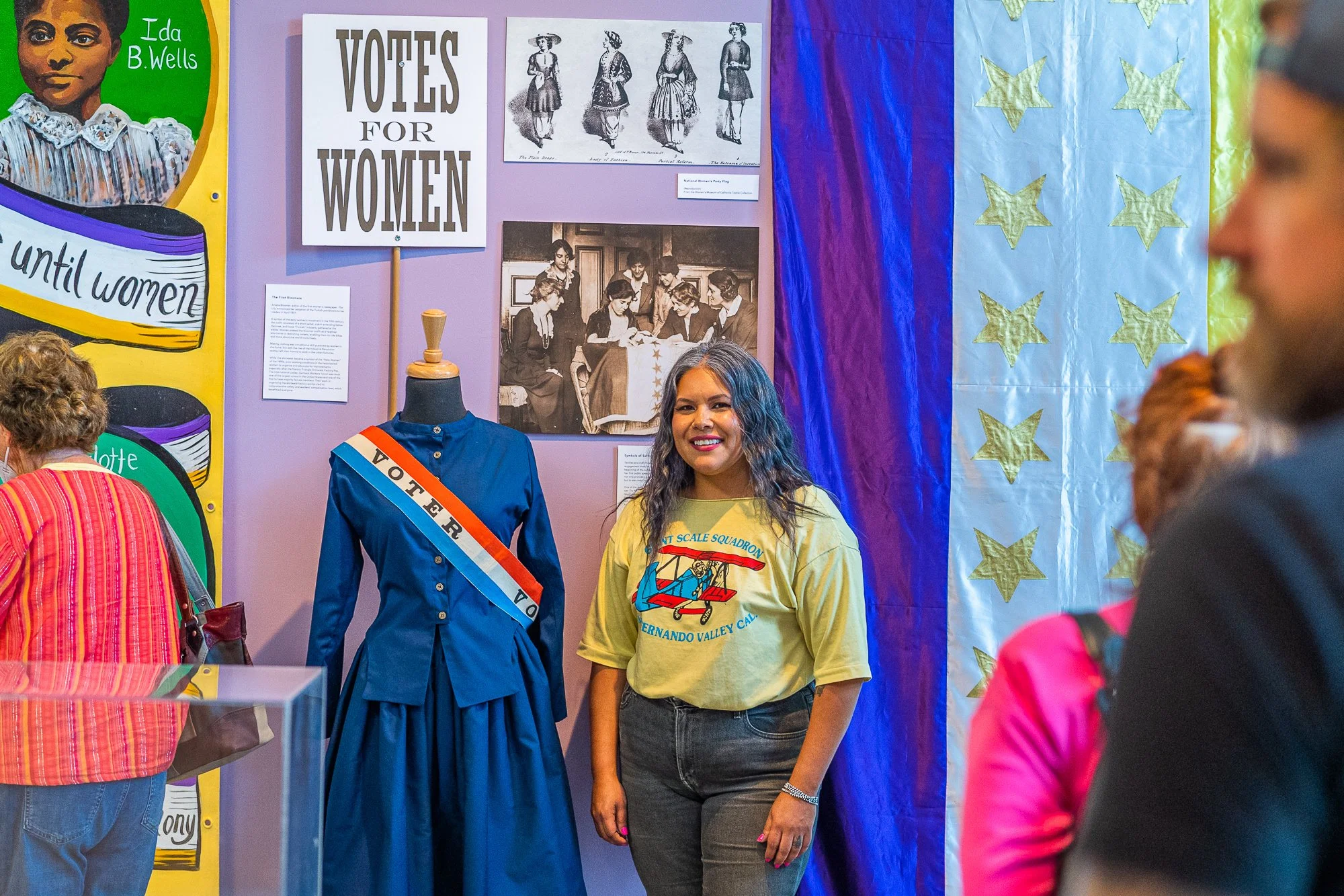 Claudia Biezunski-Rodriguez speaks at the Women's Museum of California (8/18/22) - San Diego, CA 