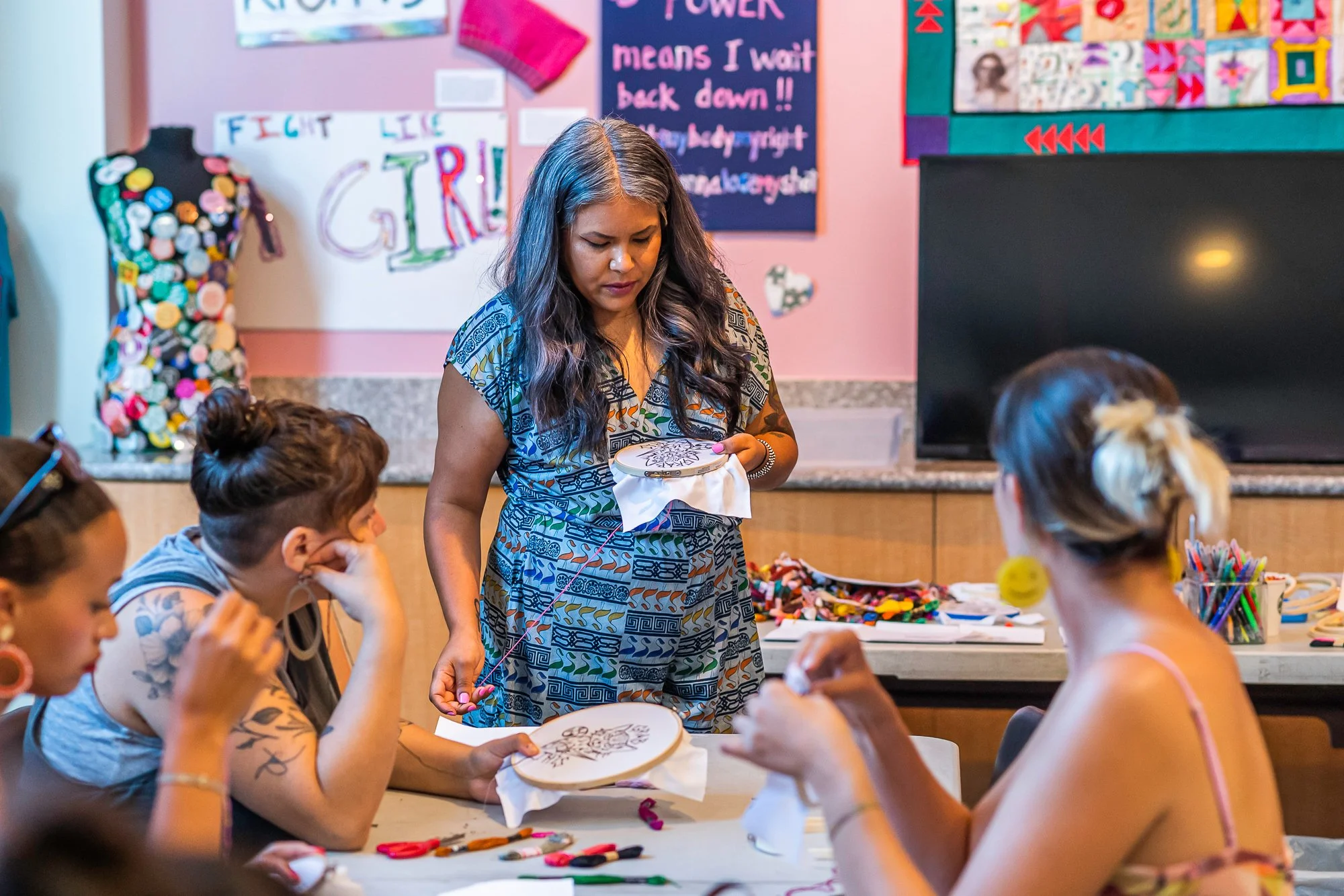 Craftivism Class: "Sewing Feminism" at the Women's Museum of California (9/13/22)