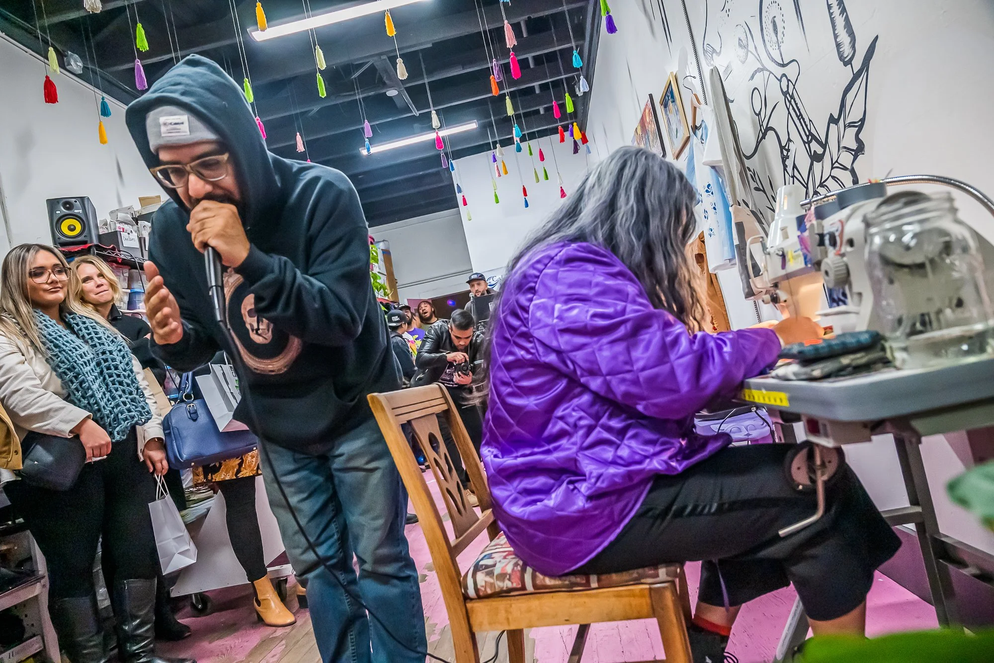 "Sewing is Life" Live Performances: The Invisible Panchos + Parker Edison feat. Sew Loka 12-17-22