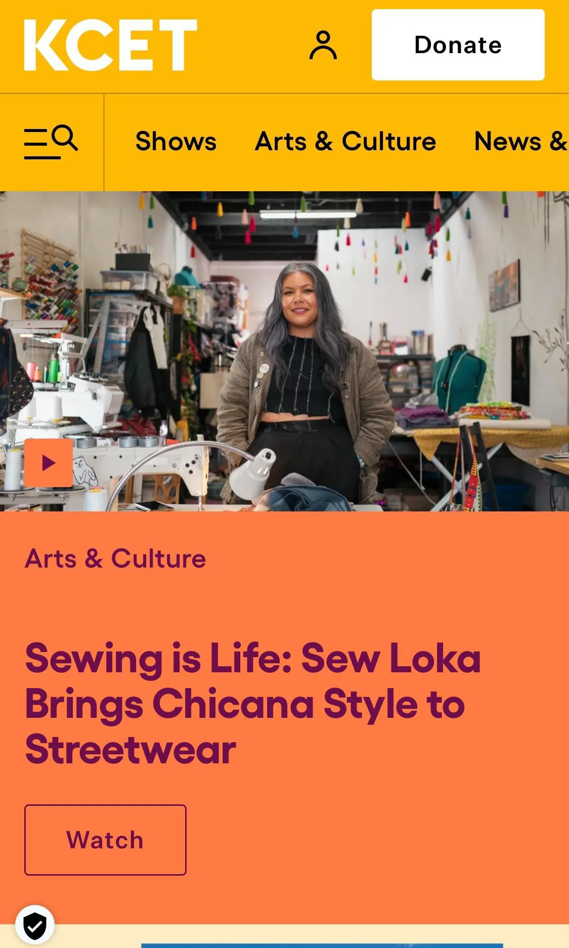 Sew Loka featured on KCET "Sewing is Life: Sew Loka brings Chicana style to Streetwear" | Weekly Series | KCET