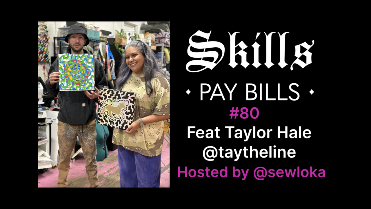 Skills Pay Bills TV #80 featuring Taylor Hale TAYLINES @taytheline #artist #sandiego