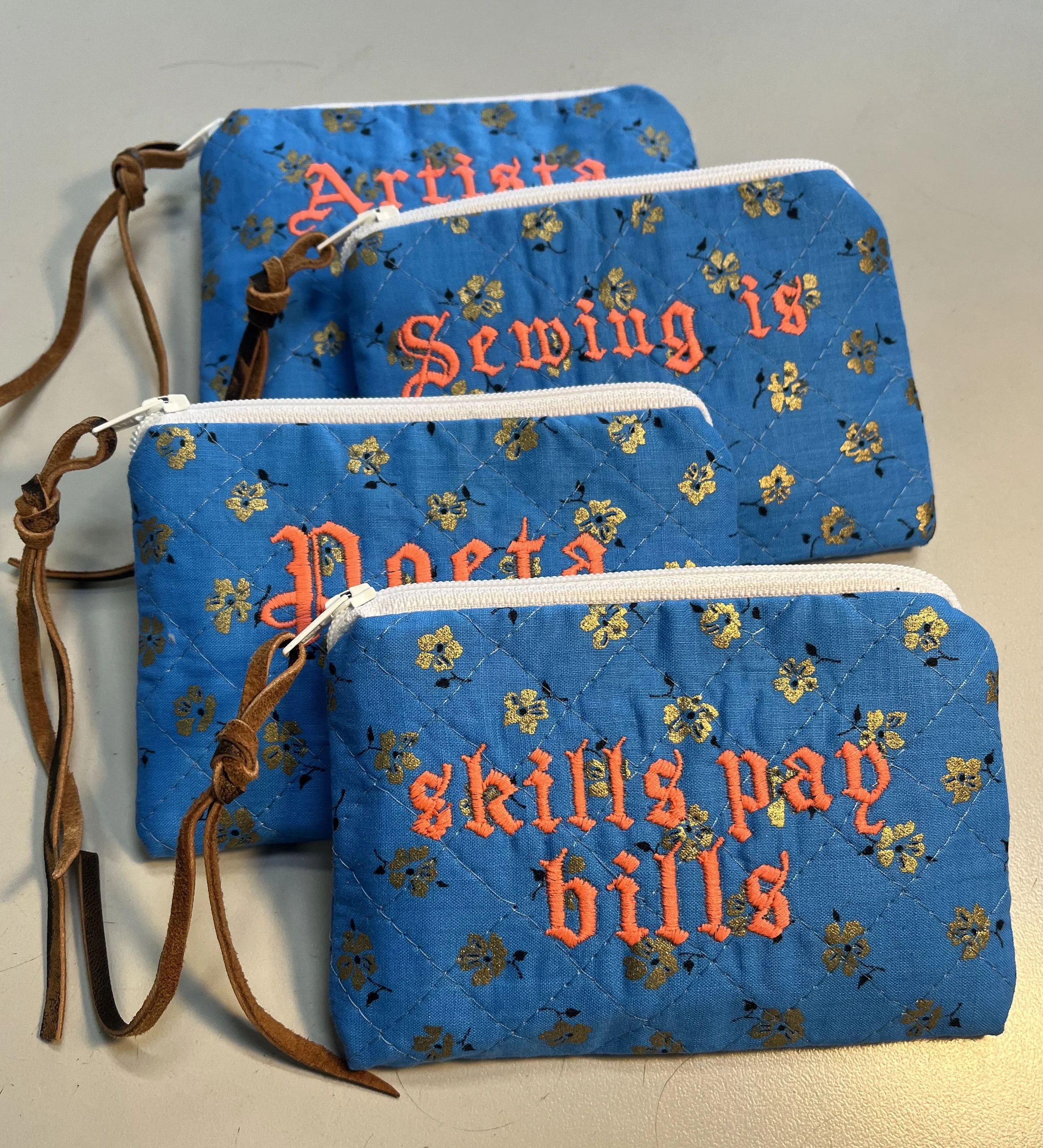 Sew Loka Zipper Pouches Now Available at the Visions Museum of Textile Art Store in Liberty Station (3/24)