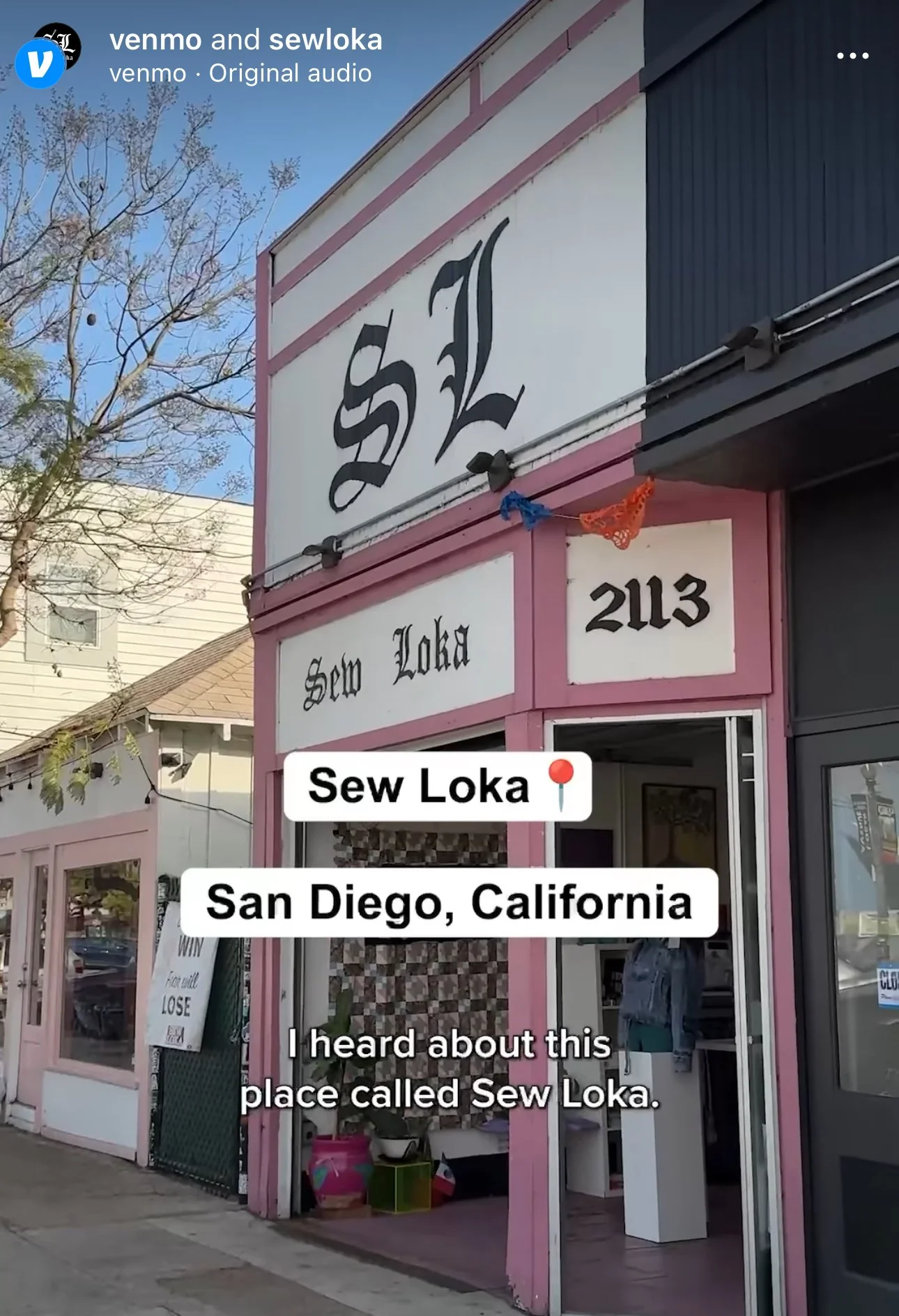 Sew Loka featured in Venmo Ad 