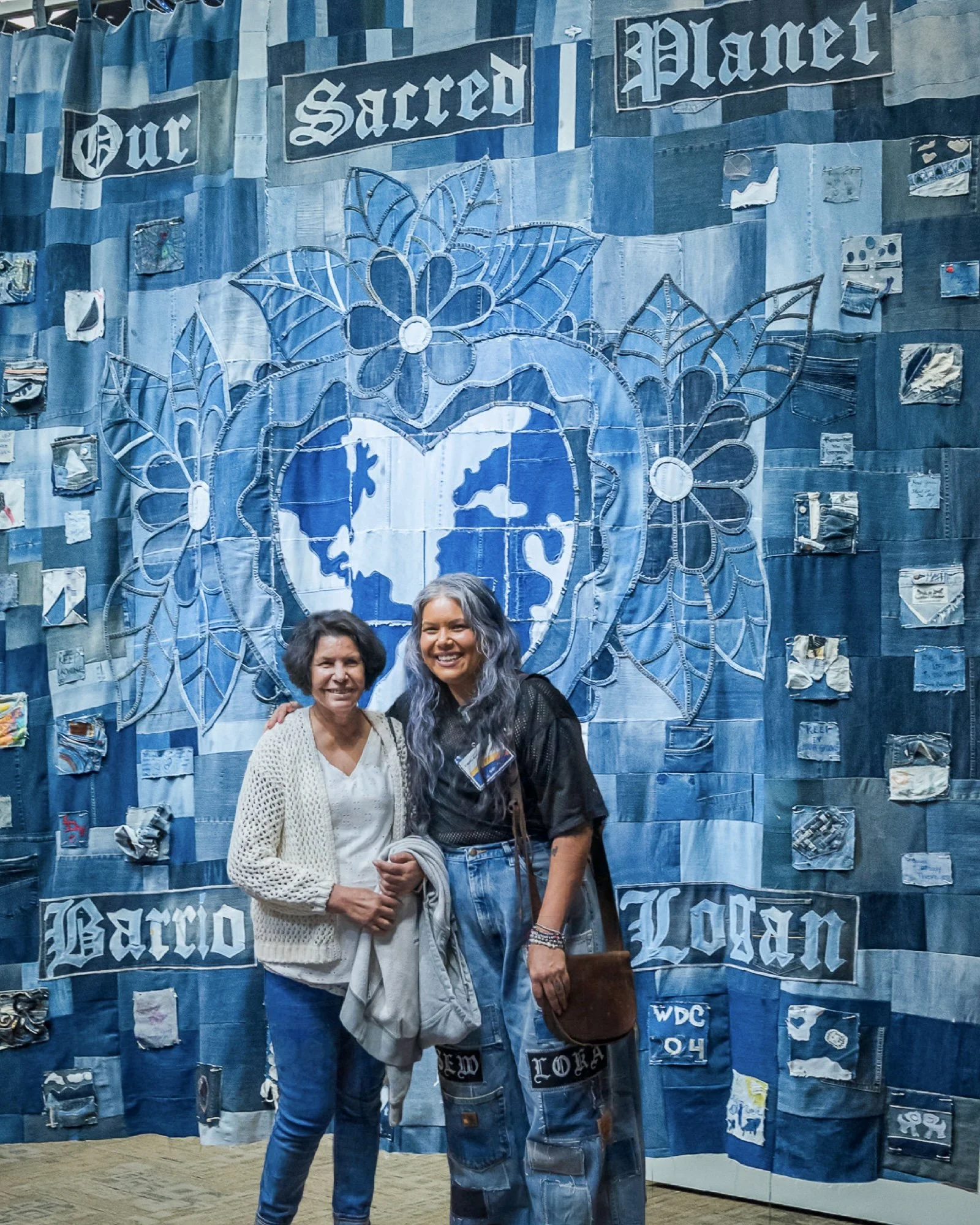 "Our Sacred Planet" Textile Art Installation at Fleet Science Center (10/12/24)