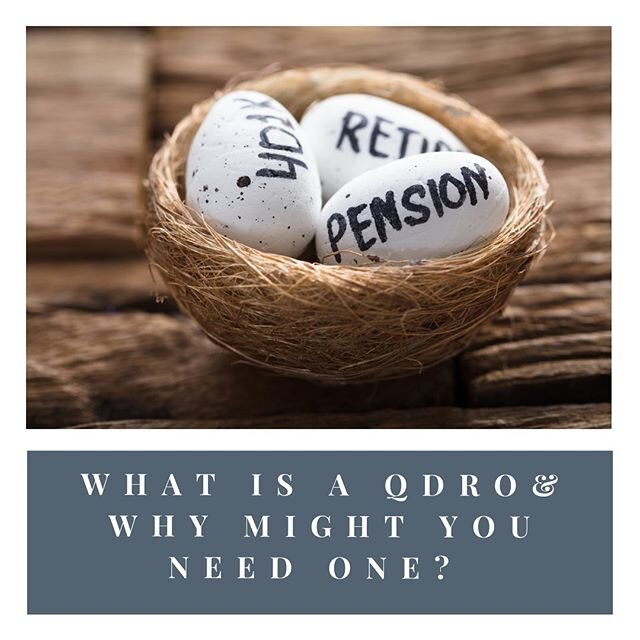 A QDRO is a qualified domestic relations order, which allows you to split up a retirement plan (401k) or a pension plan after a divorce. 
Why might I need one? 
A person can&rsquo;t legally assign his/her portion or stake in the plan to someone else 