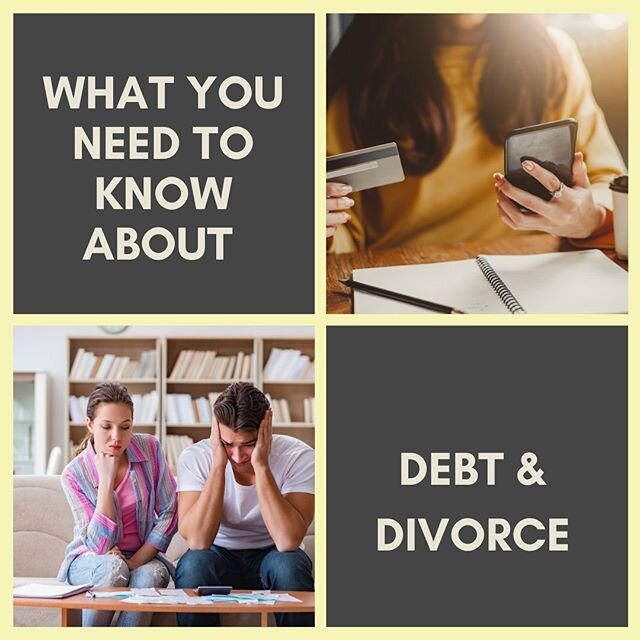 3 ways to handle debt during a divorce&hellip;.......... 1. Avoid racking up more credit card debt while you are still married. All the debt you and your spouse incur while you are still married will need to be divided between the two of you before y