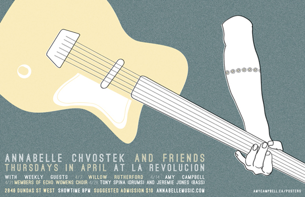Concert Series Poster, screenprint design