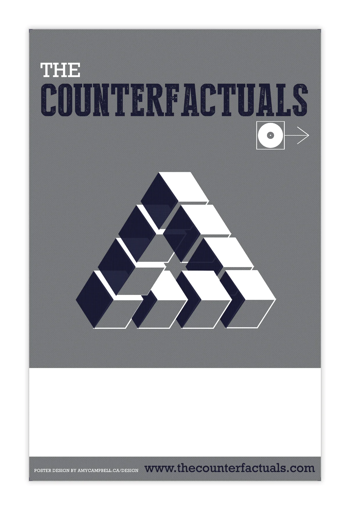 Gig Poster Template, screenprint design