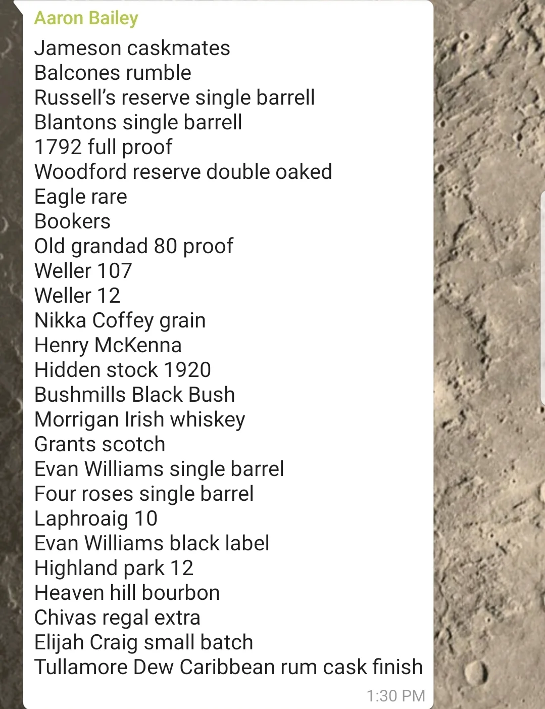 Whiskey the 70th