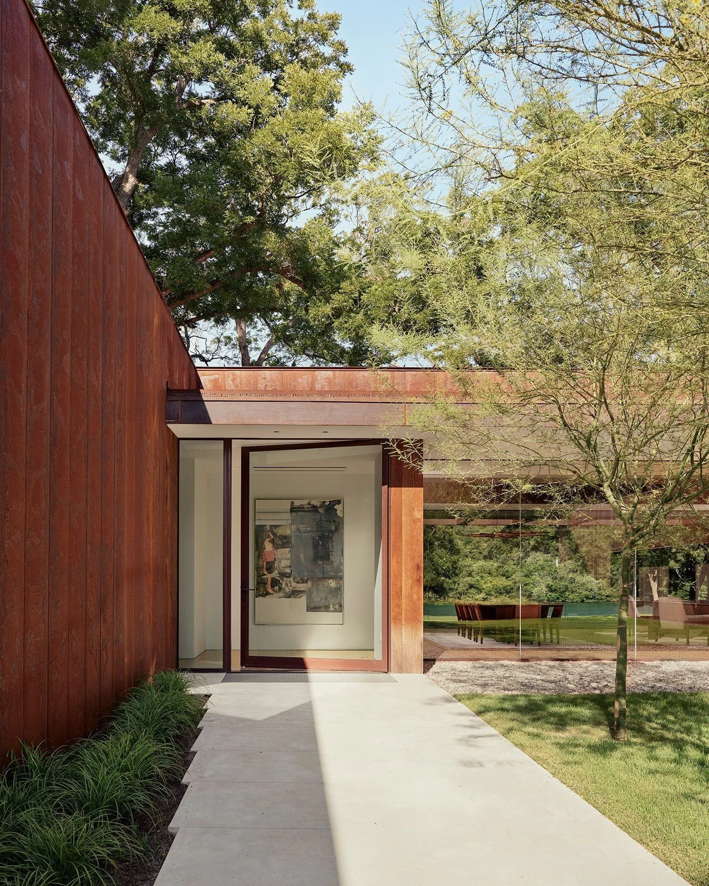 &ldquo;What stood out about the River Hills Residence was the use of materials to make it truly of a place. The materials give the project a texture and a tactility recalling barn structures of weathered steel, or other structures that we find in the