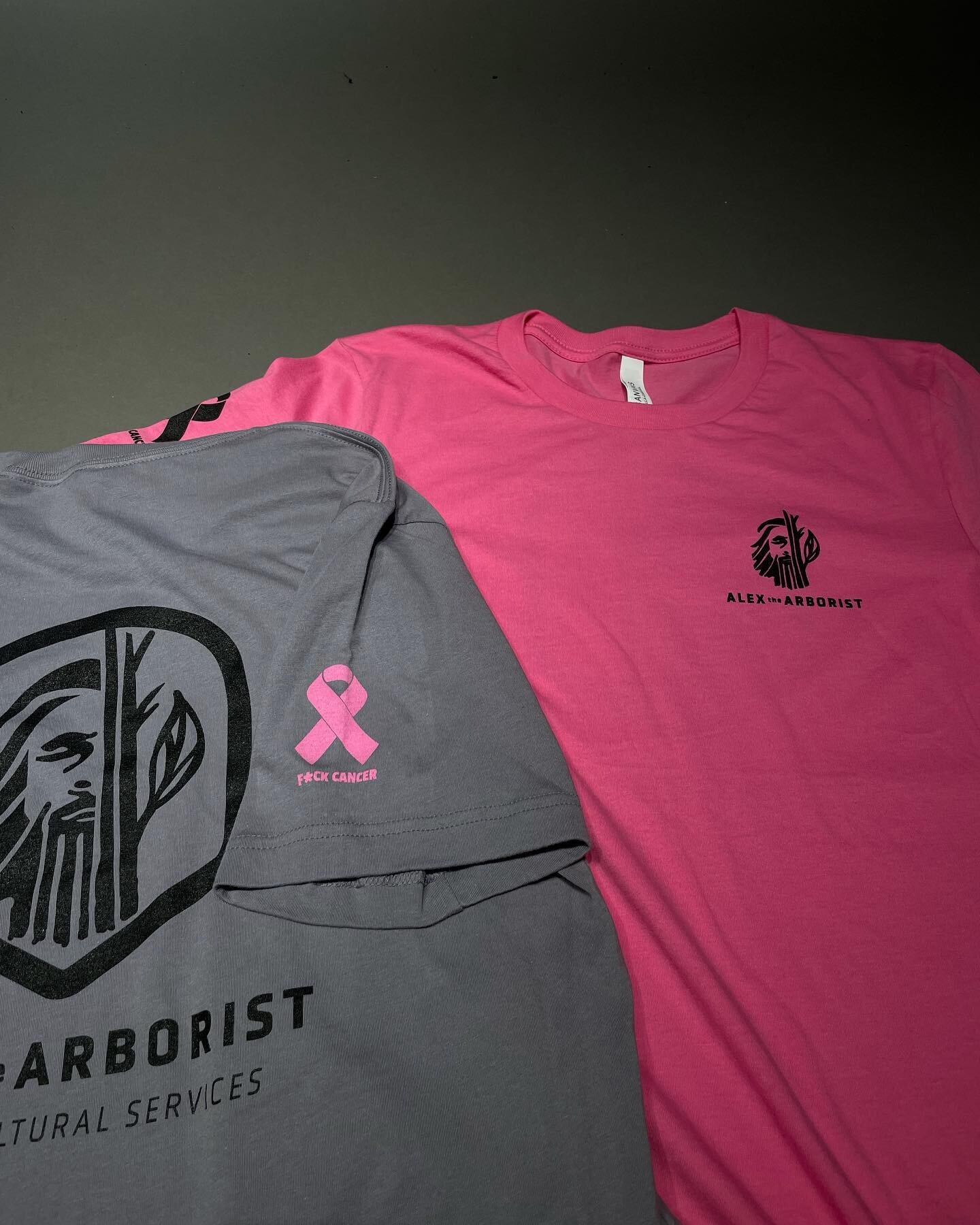 You know you&rsquo;re in good company when your friend / client and a hell of a tree faller to boot @alex_the_arborist wants to get down on breast cancer awareness month. #breastcancerawarenessmonth #breastcancerawareness