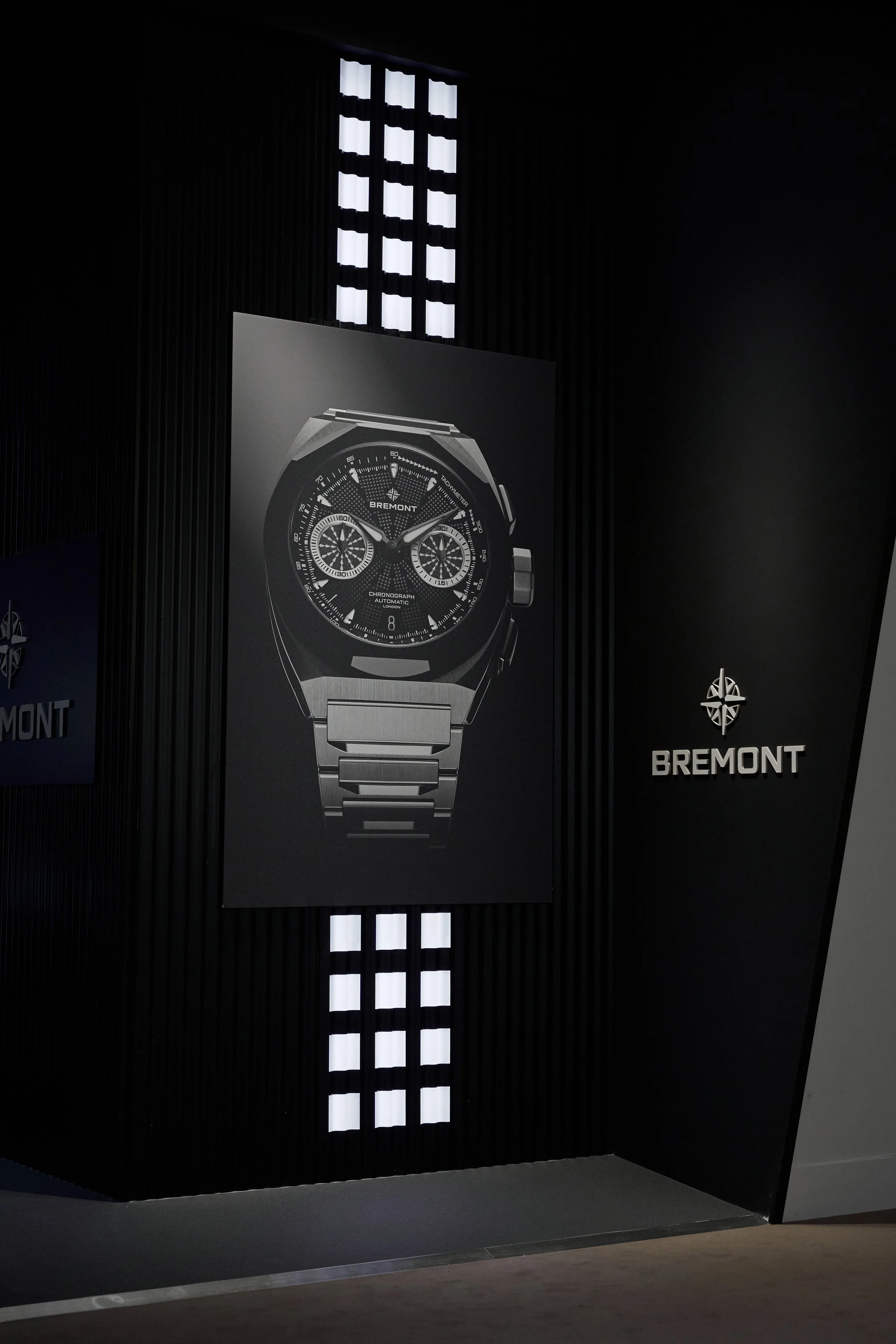 My photo being used on the Bremont stand at Watches & Wonders 2026