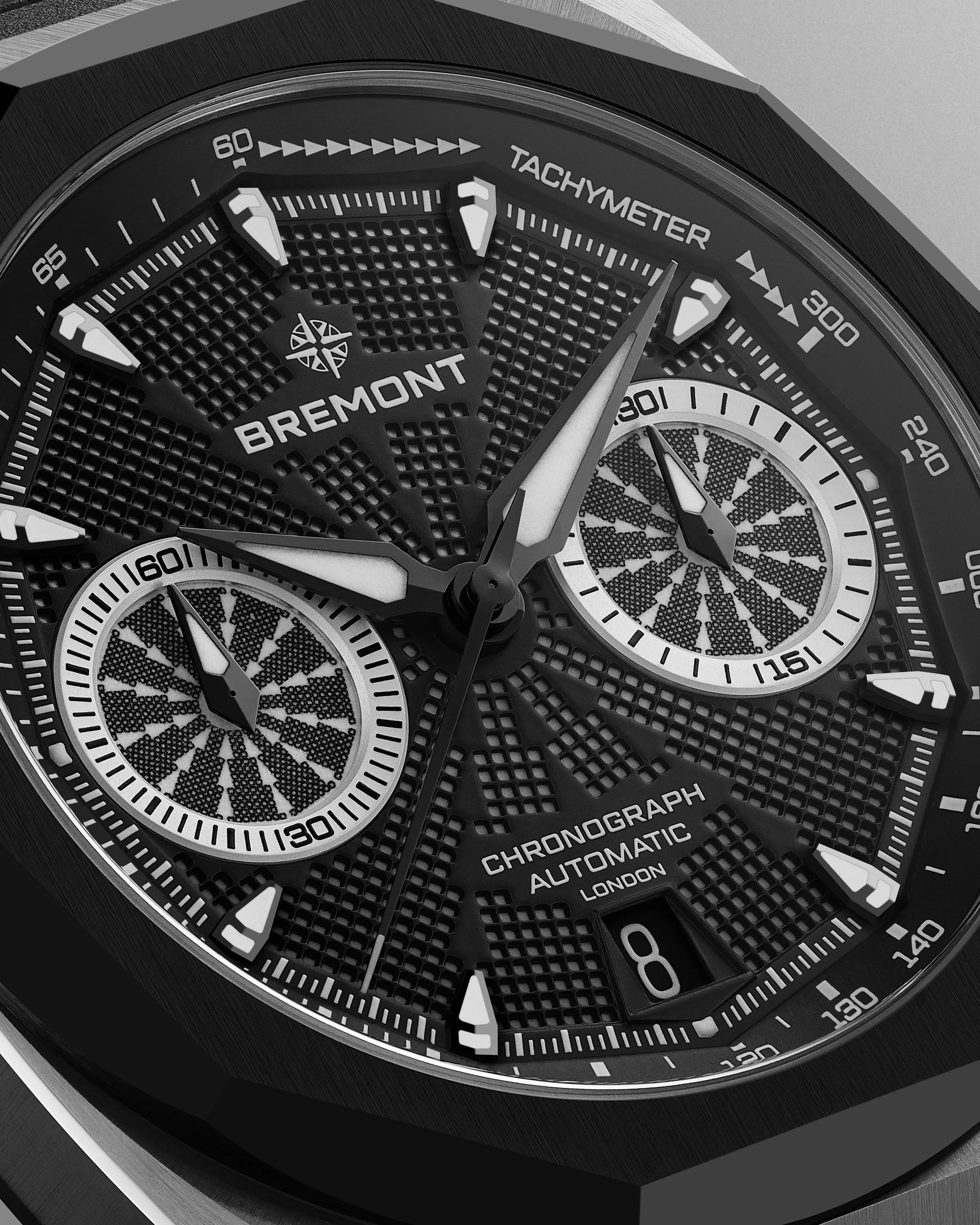 A detail shot of the Bremont Supernova