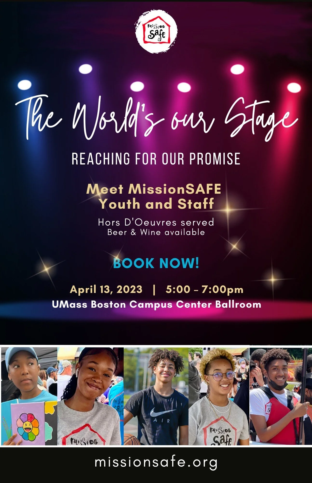 Connect with MissionSAFE youth and staff at our first gala since the pandemic. JOIN US. Click the banner at MissionSAFE.org.

http://ow.ly/21rl50NEjMh
