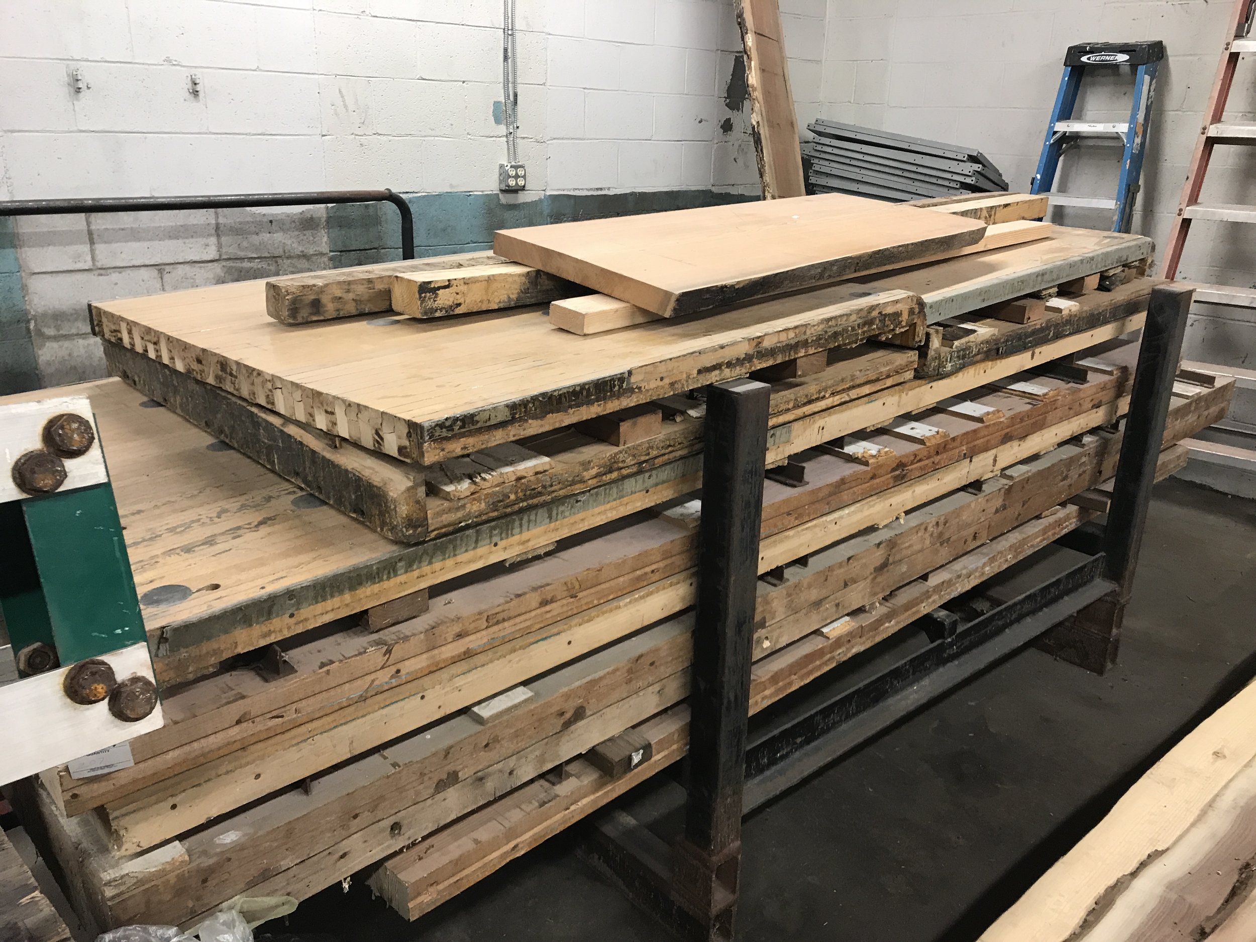 Reclaimed Maple Bowling Lane