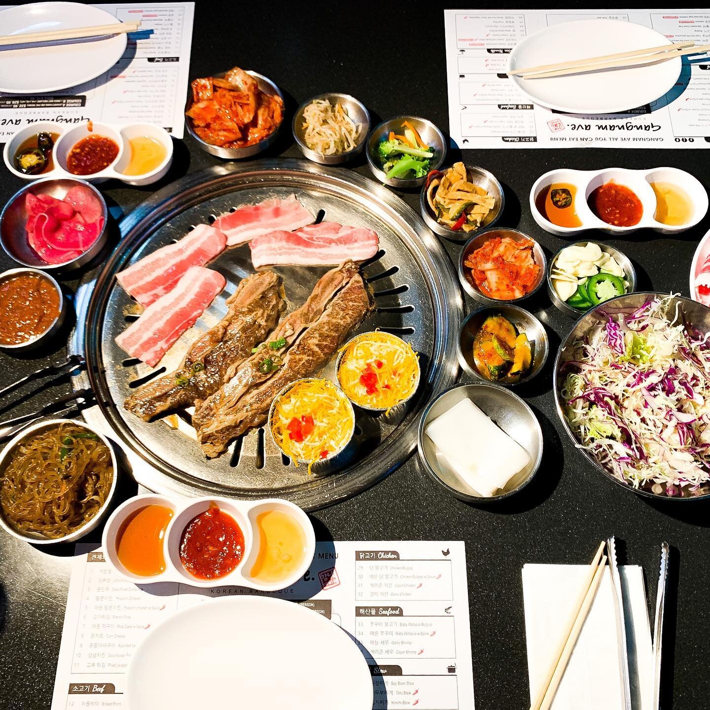 Come and treat yourself with best KBBQ in town. We are now open for lunch on Fridays. 

$5 off Course A for Lunch on Fridays until 9/2. Must mention this post, valid during lunch on Friday only between 12pm and 4pm. Promotion may not exceed $25 per t