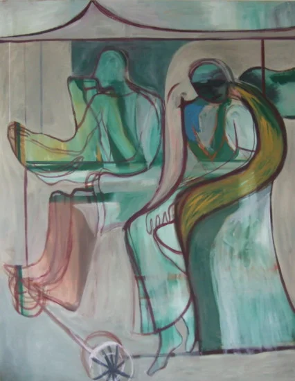 Discovery - early large oil paintings