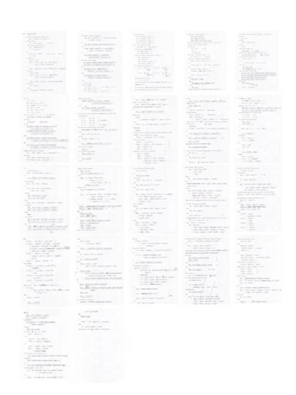 3. Dan Waldram, 22 hand written A4 pages of string theory, 2011