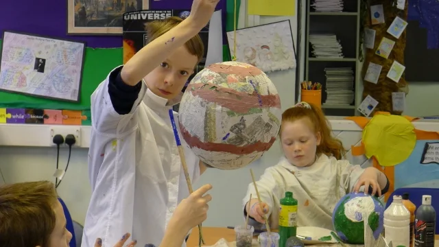 3. Painting the solar system.