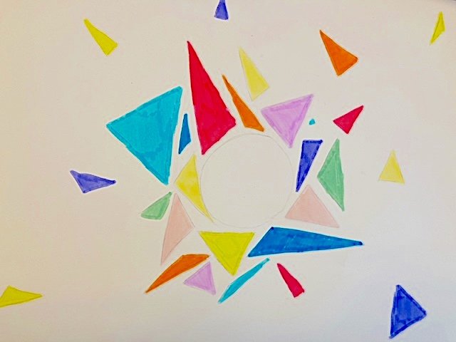 Julia Star of coloured triangles.jpeg