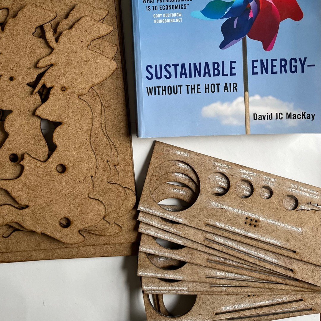 The brilliant late David MacKay at Cambridge University wanted every citizen to gain insight into what it takes to make a sustainable energy plan for our country.

Here are a few snapshots of my energy planning activity designed for Rochdale Science 