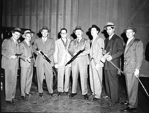 The real Eliot Ness and his team