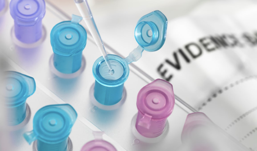 DNA samples at a forensic science lab. Photograph: Andrew Brookes/Getty Images