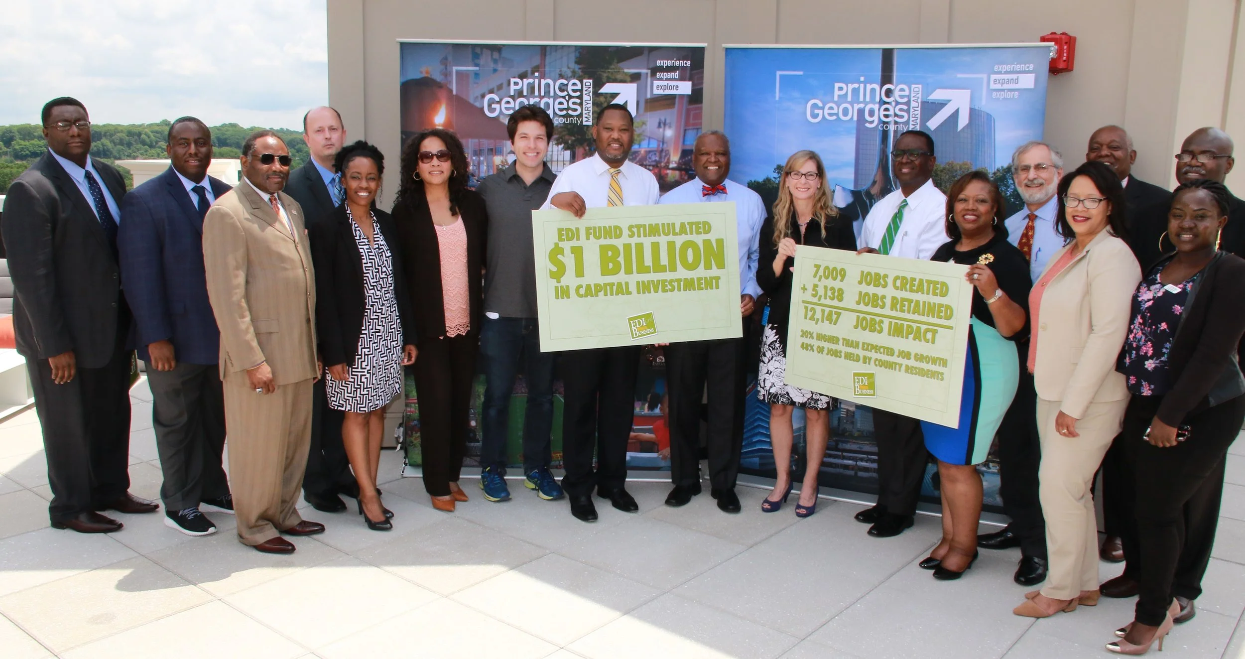 Prince George's County celebrate $1 billion in capital investment and the impact of over 120,000 jobs: Economic Development Incentive Fund proves to be a Great Return on Investment!