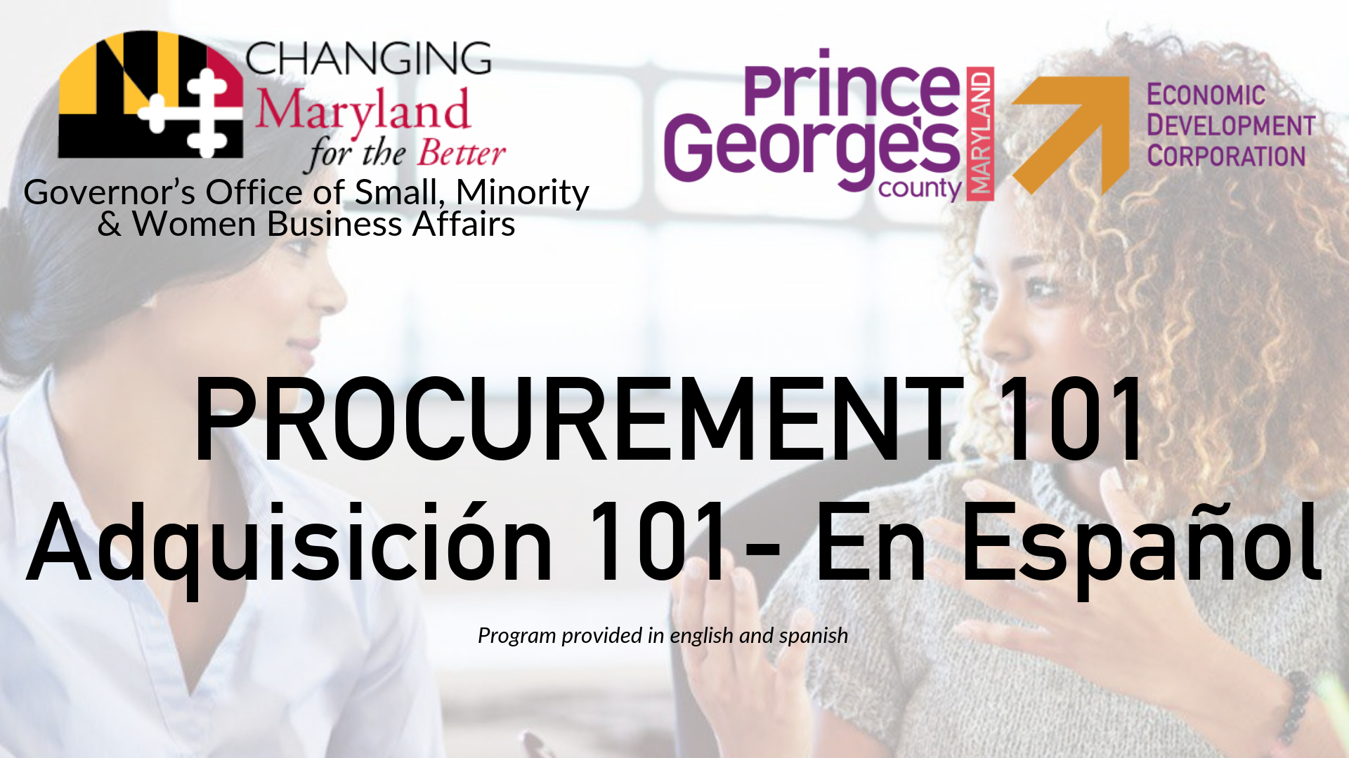 INNOVATION STATION: Procurement 101 | Adquisición 101