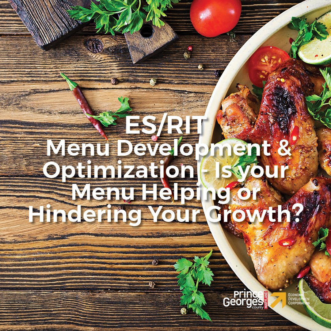 ES/RIT | Menu Development &amp; Optimization - Is Your Menu Helping or Hindering Your Growth?