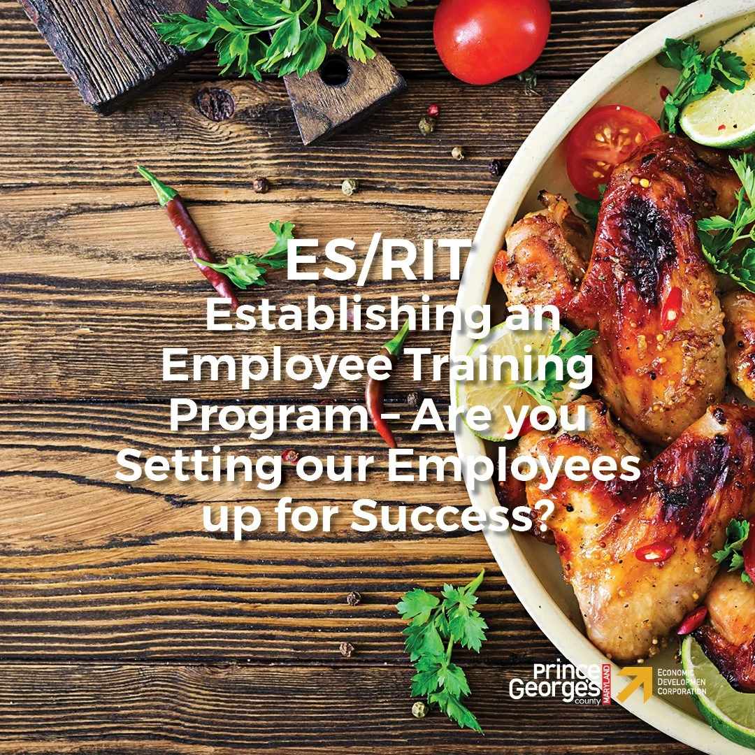 ES/RIT | Establishing an Employee Training Program – Are You Setting Our Employees Up For Success?