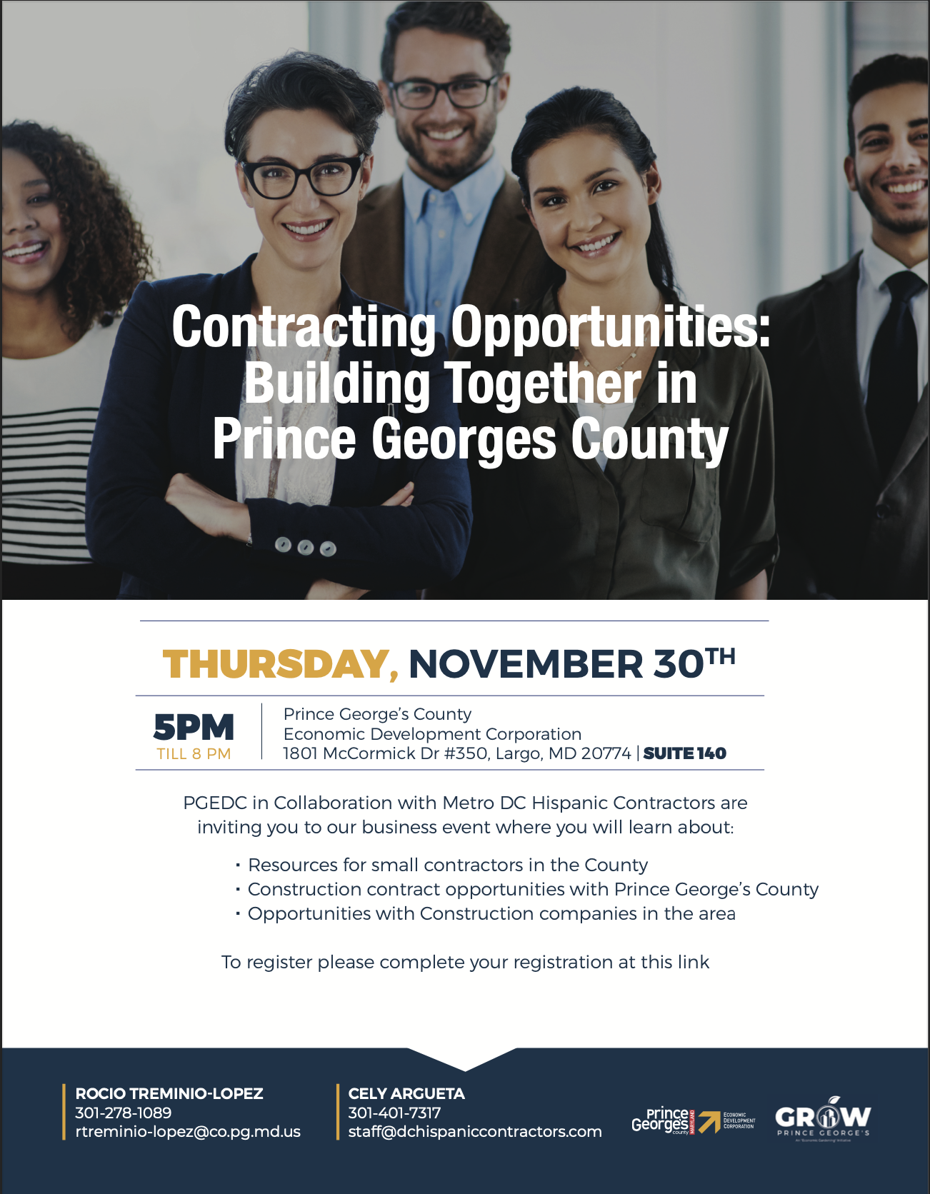 Contracting Opportunities: Building Together in Prince George's County