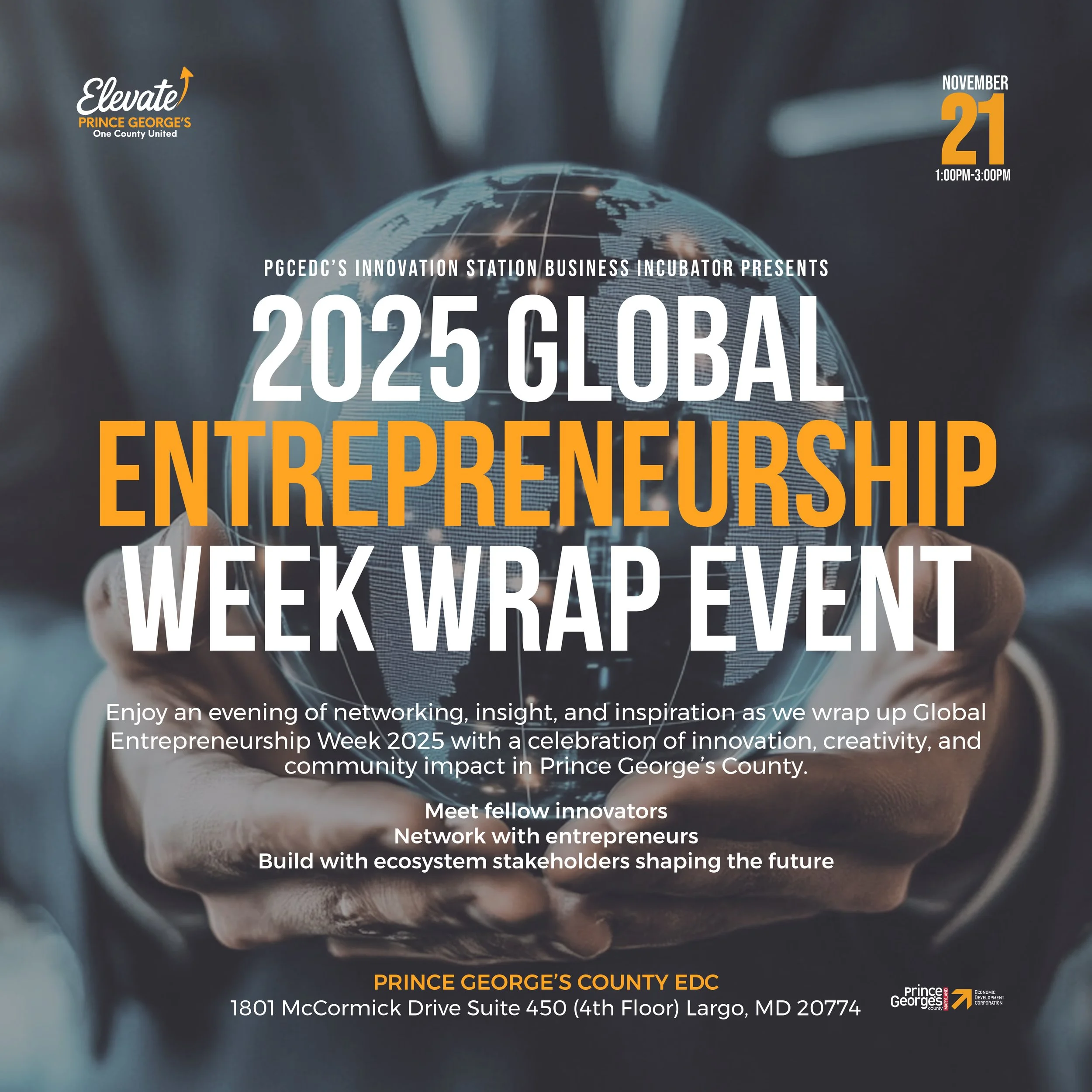 Global Entrepreneurship Week Open Networking at ISBI&nbsp;