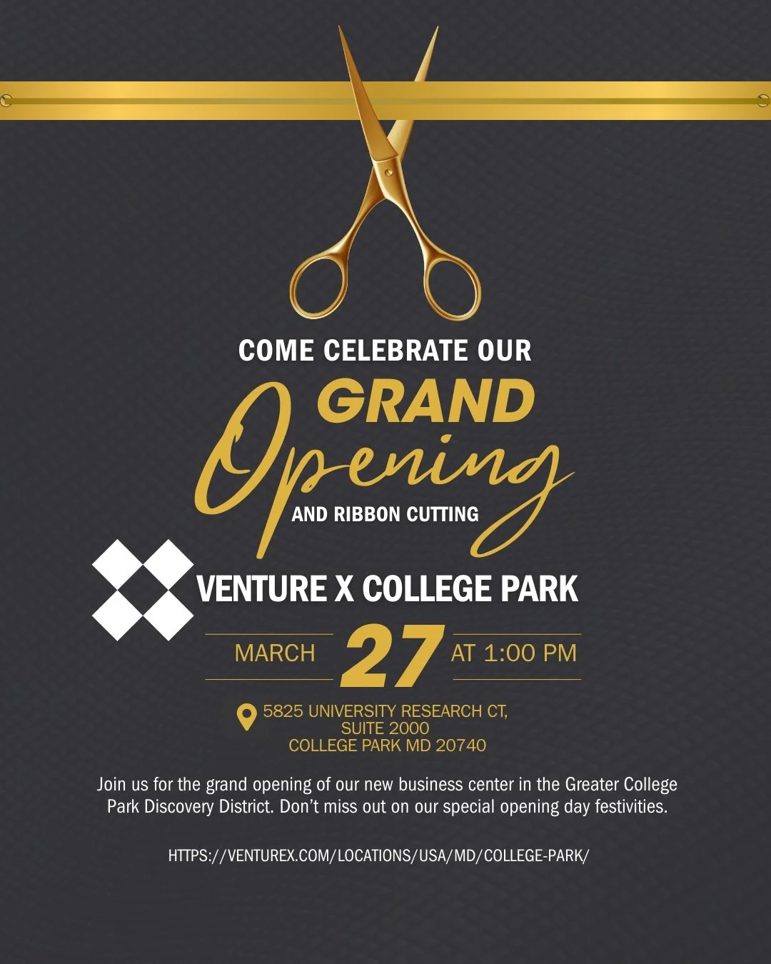 Venture X College Park Grand Opening