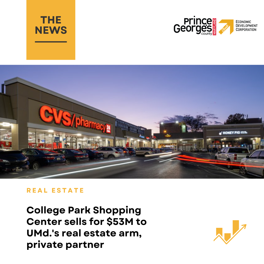 College Park Shopping Center Sells For $53M To UMD.'s Real Estate Arm, Private Partner