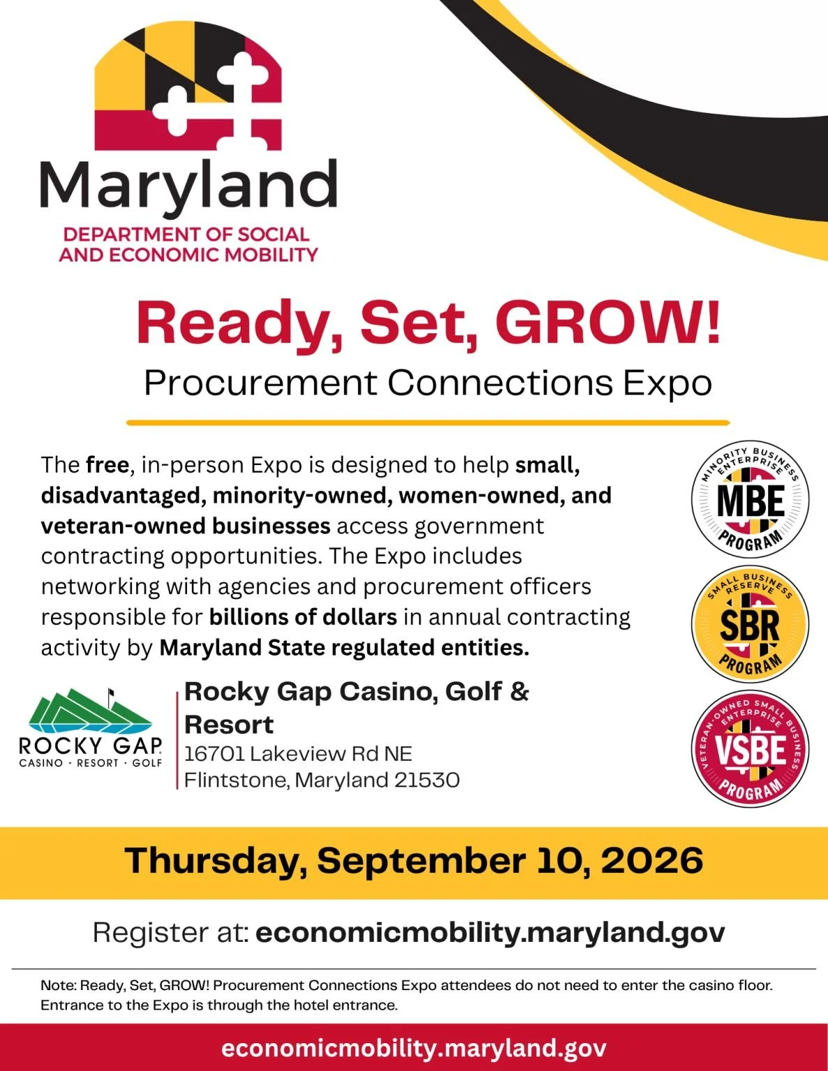 Ready, Set, GROW! Procurement Connections Expo