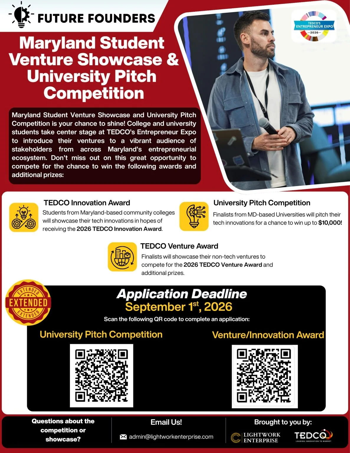 Maryland Student Venture Showcase &amp; University Pitch Competition