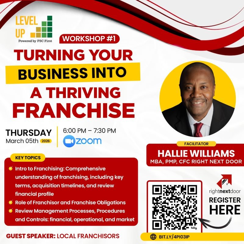 Level UP Workshop #1: Turning Your Business Into A Thriving Franchise