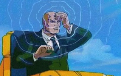 Professor X using telepathy, image from the X-Men Wiki