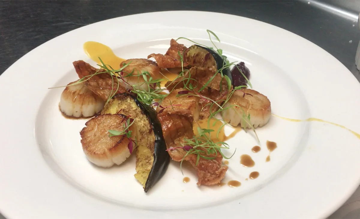 It’s going to taste good no matter what, but Chef Kyle likes to plate it nice.
