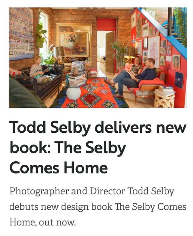Our multi-talented director, Todd Selby of @theselby , is a master at his craft. He is a genius when he&rsquo;s behind the camera, whether he&rsquo;s working on live-action commercials or still photography projects. 

And now, Todd has a brand new bo