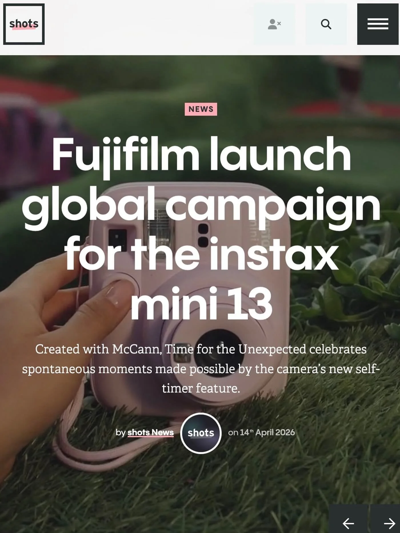 Beautiful campaign from our @1stavemachine director, Roman Rutten. @romangitan in his own words&hellip;

Super excited to see our campaign got some lovely press we had so much fun making it, as analog film lover can&rsquo;t be a better brand and I lo