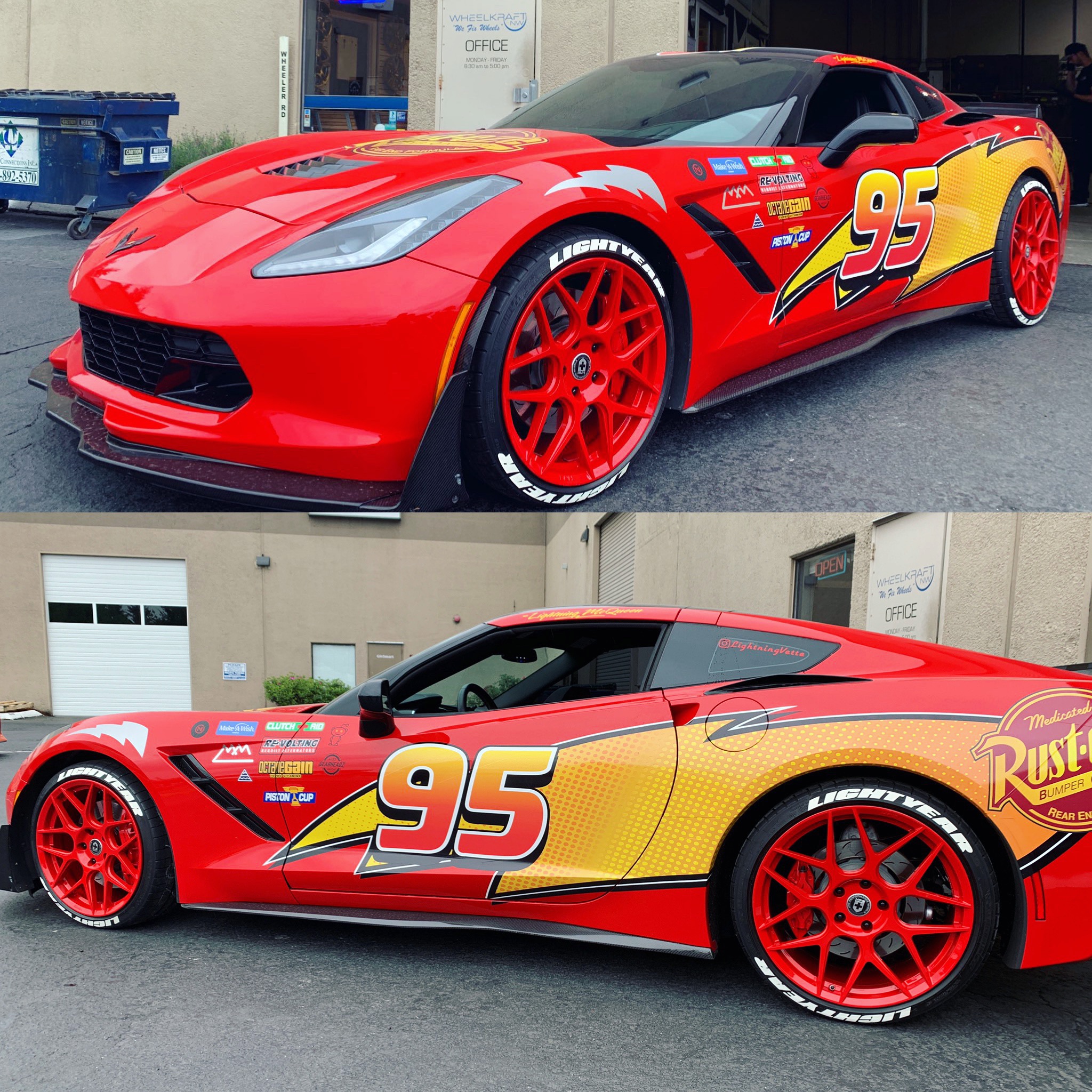 lightning mcqueen corvette