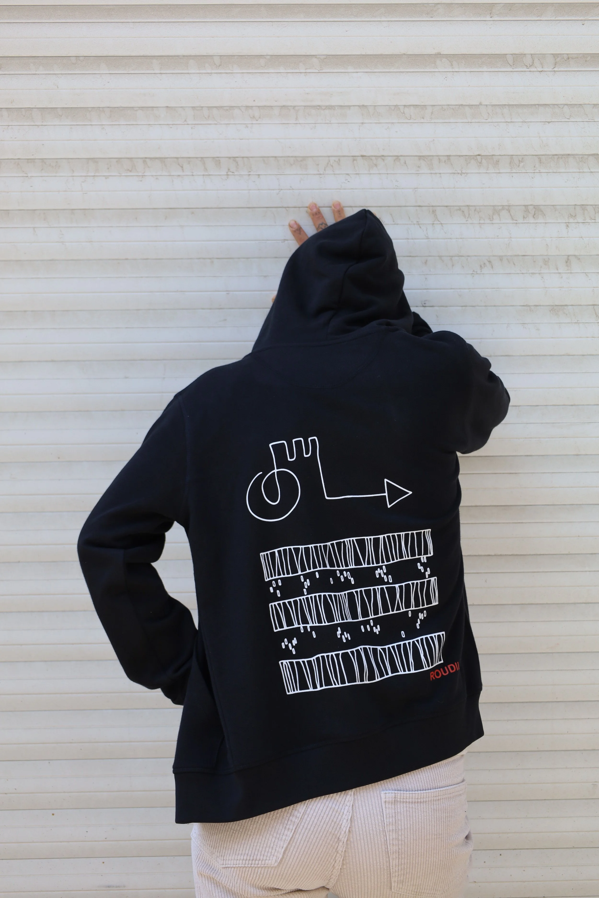 F Que Musique Back Hoodie.JPG