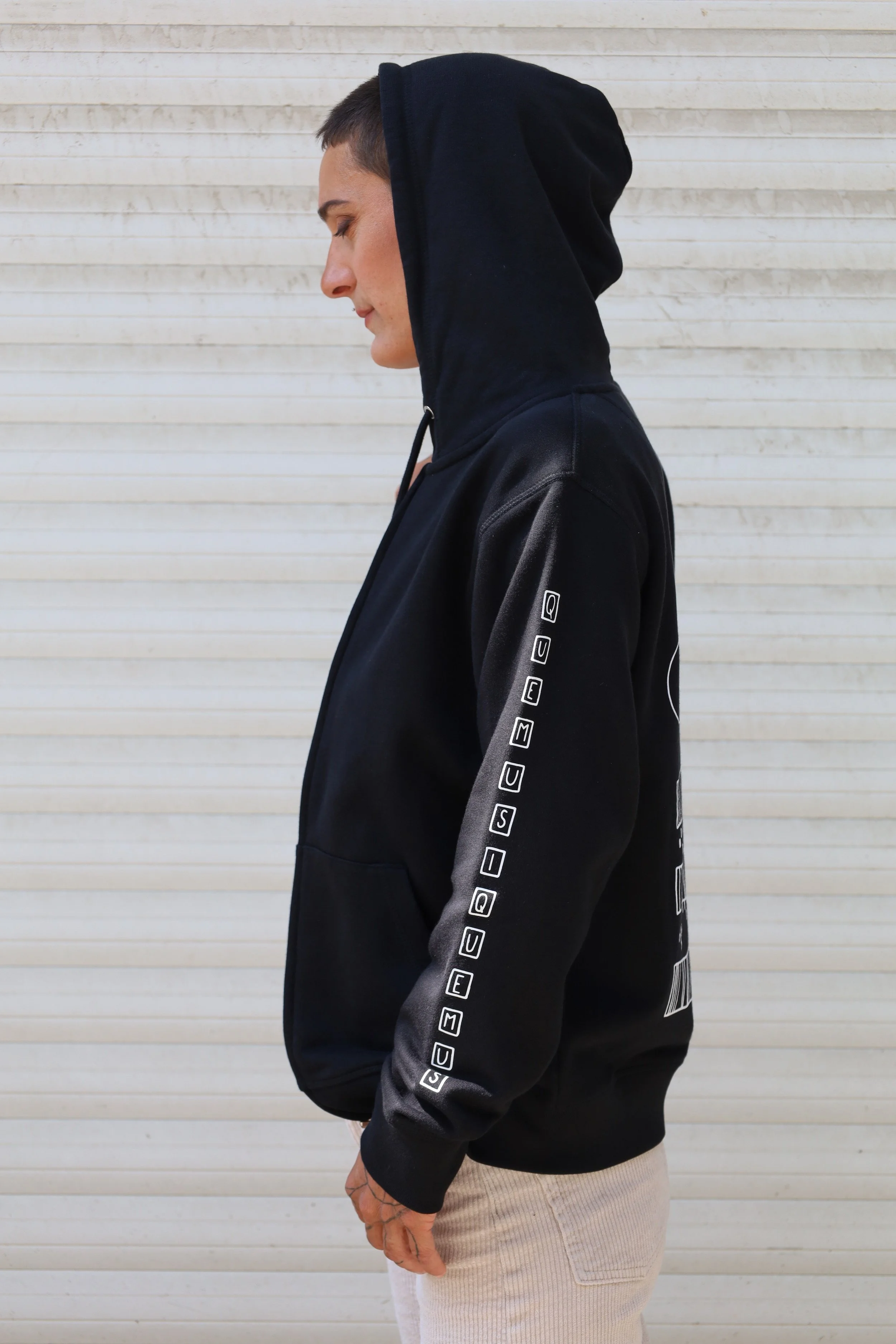 F Que Musique Hoodie Sleeve 1.JPG