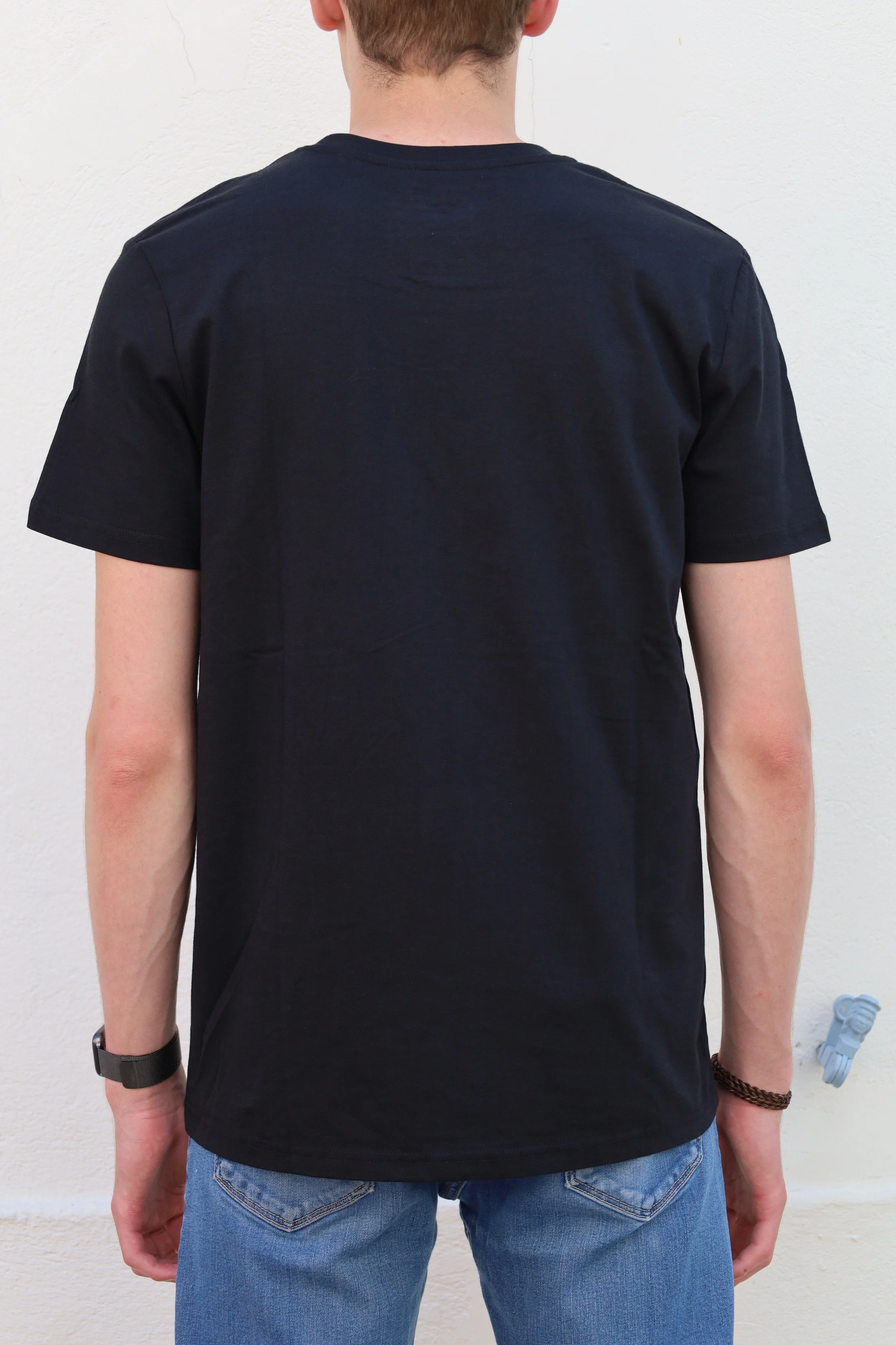 H Que Musique T Noir Back.JPG