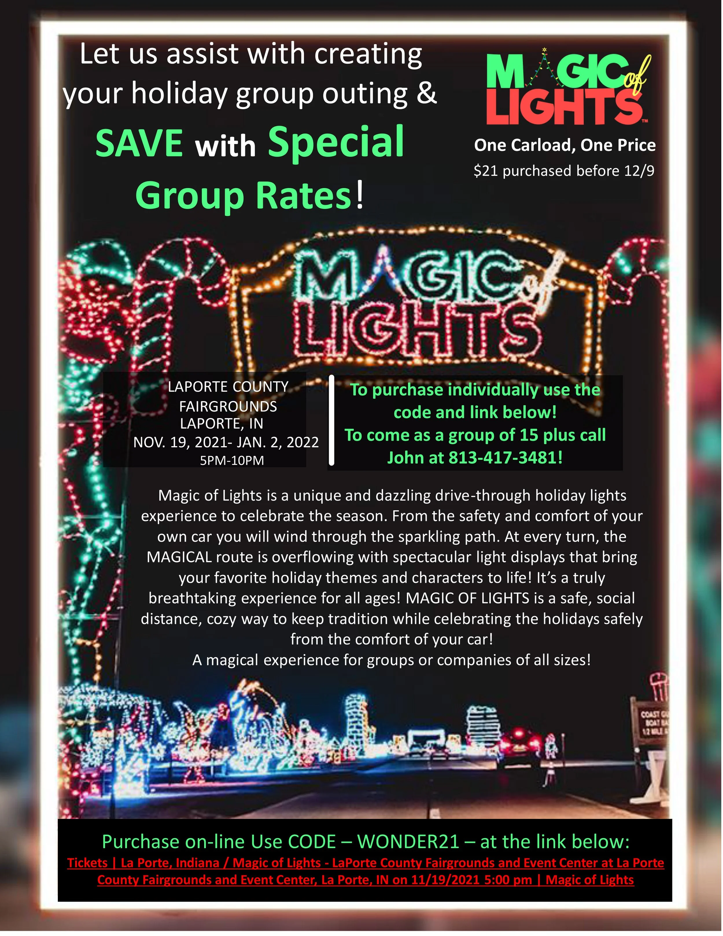 MAGIC OF LIGHTS @ LaPorte County Fairgrounds