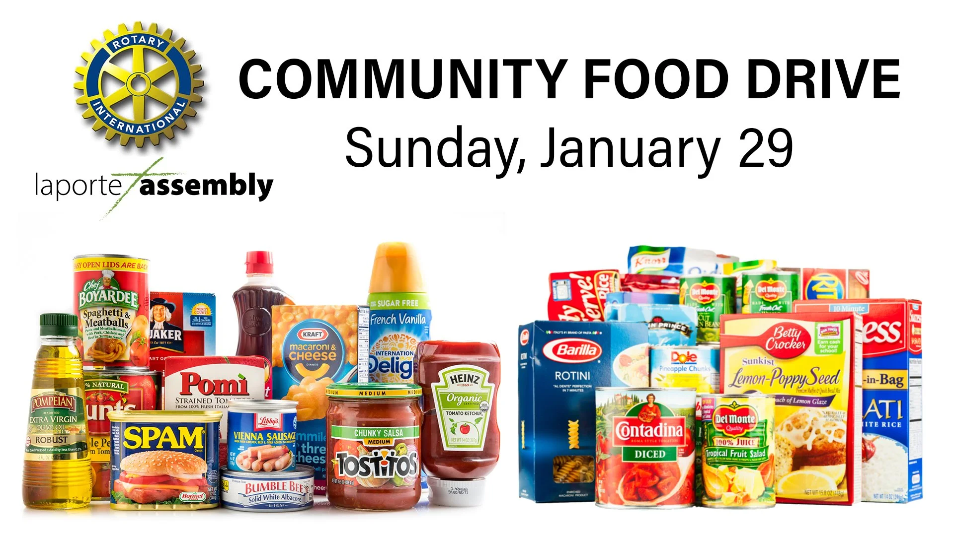 COMMUNITY FOOD DRIVE